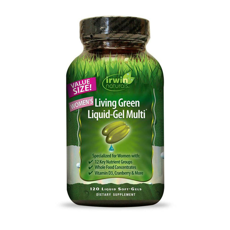 Irwin Naturals Women's Living Green Liquid-Gel Multi 120 softgels
