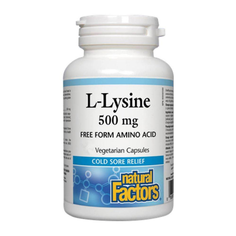 Natural Factors L-Lysine 180 vcaps