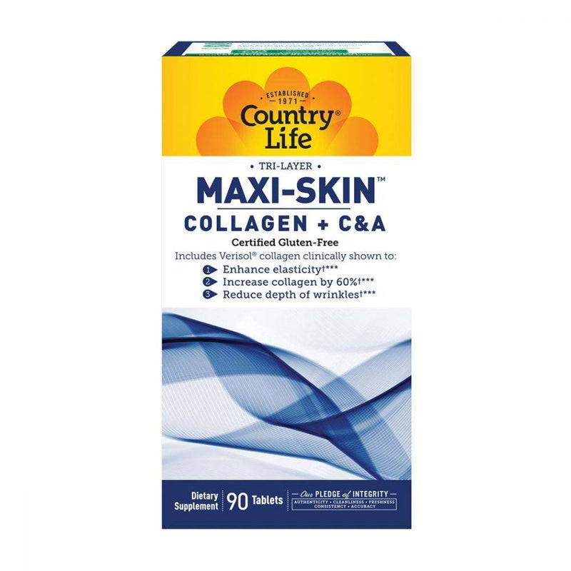 Country Life Maxi-Skin Collagen + C&A 90 tablets