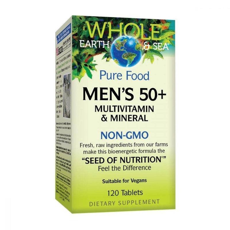 Whole Earth & Sea Men's 50+ Multivitamin & Mineral 120 tablets