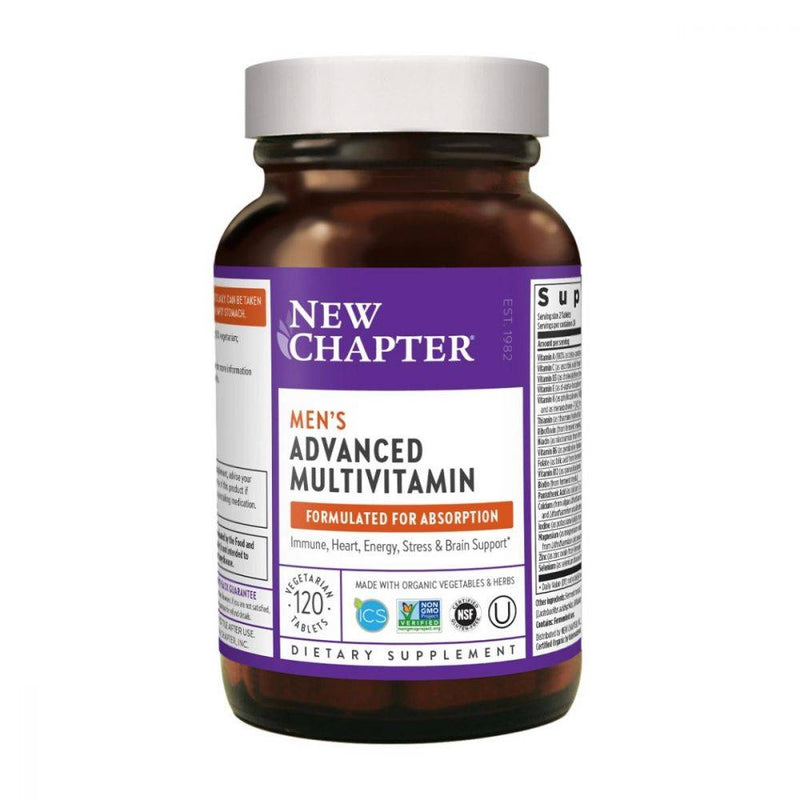 New Chapter Men's Advanced Multivitamin 120 tablets