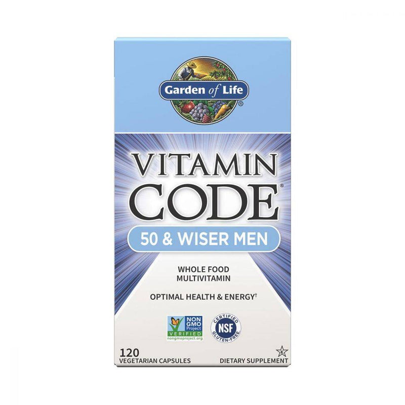Garden of Life Vitamin Code 50 & Wiser Men Multivitamin 120 capsules