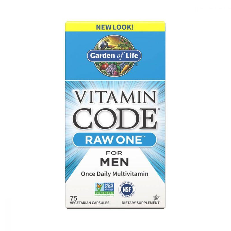 Garden of Life Vitamin Code Raw One for Men 75 vcaps