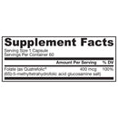Jarrow Formulas Methyl Folate 400mcg 60 vcaps