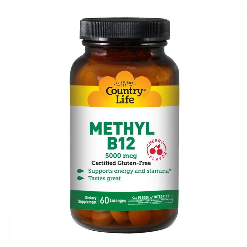 Country Life Methyl B12 5000mcg 60 lozenges