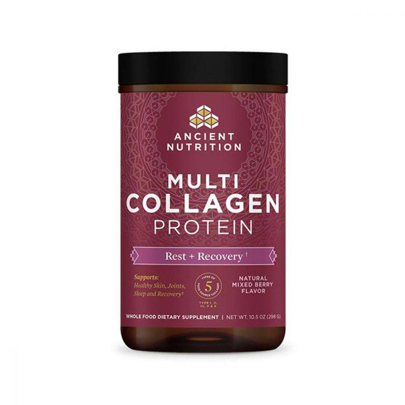 Ancient Nutrition Multi Collagen Protein Rest + Recovery - Mixed Berry 10.5oz