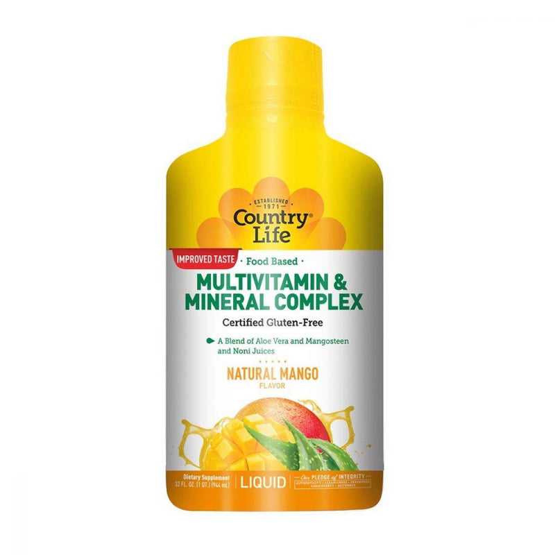 Country Life Food Based Liquid Multivitamin & Mineral Complex - Mango 32oz