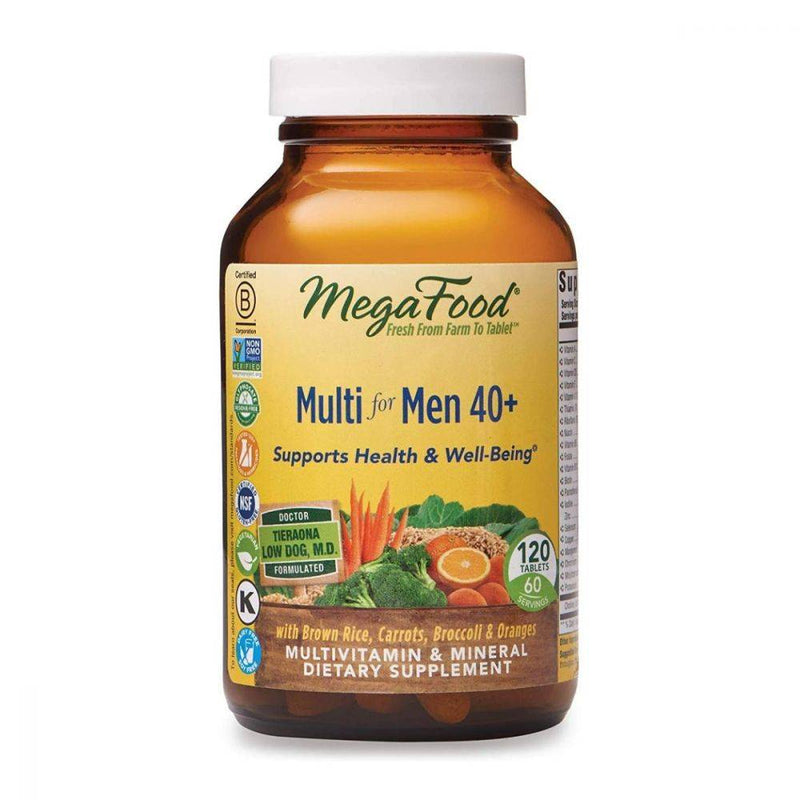 MegaFood Multi for Men 40+ 120 tablets