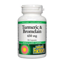 Natural Factors Turmeric & Bromelain 90 capsules