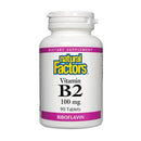 Natural Factors B2 Riboflavin 100mg 90 tablets