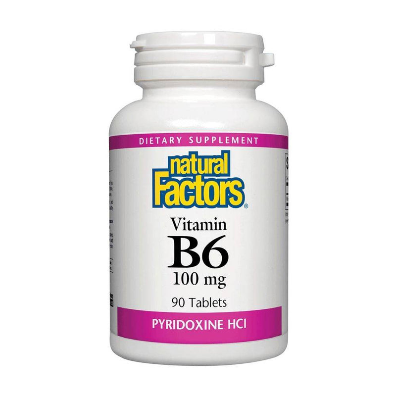 Natural Factors B6 Pyridoxine HCl 100mg 90 tablets
