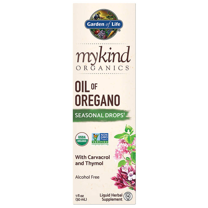 Garden of Life mykind Organics Oil of Oregano Seasonal Drops 1oz