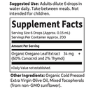 Garden of Life mykind Organics Oil of Oregano Seasonal Drops 1oz