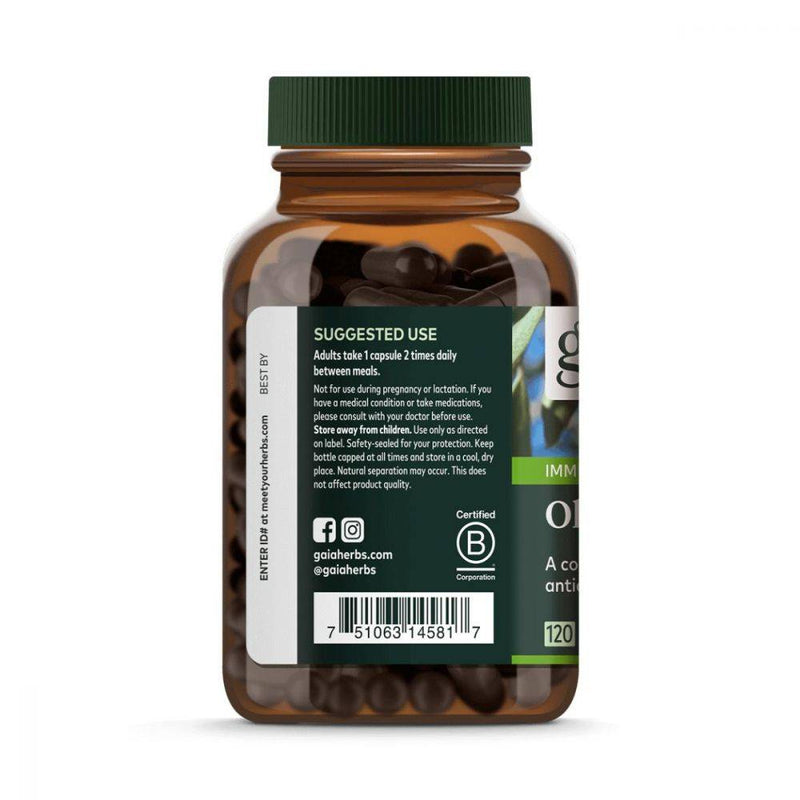 Gaia Herbs Olive Leaf 120 vcaps