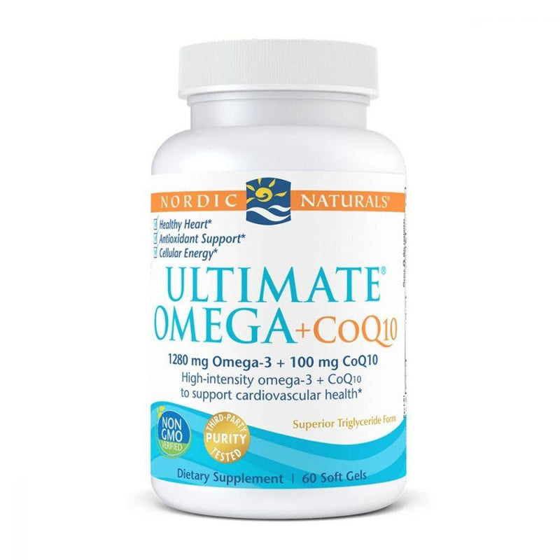 Nordic Naturals Ultimate Omega + CoQ10 60 softgels