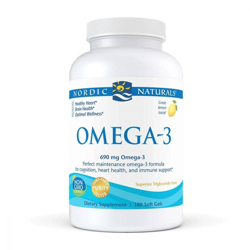 Nordic Naturals Omega-3 - Lemon 180 softgels