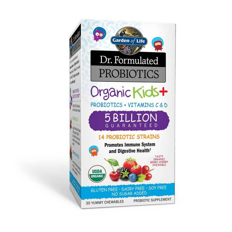Garden of Life Dr. Formulated Organic Kids + Probiotic 30 chewables