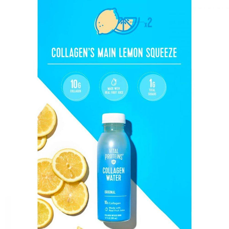Vital Proteins Collagen Water - Original Lemon Slice 12oz
