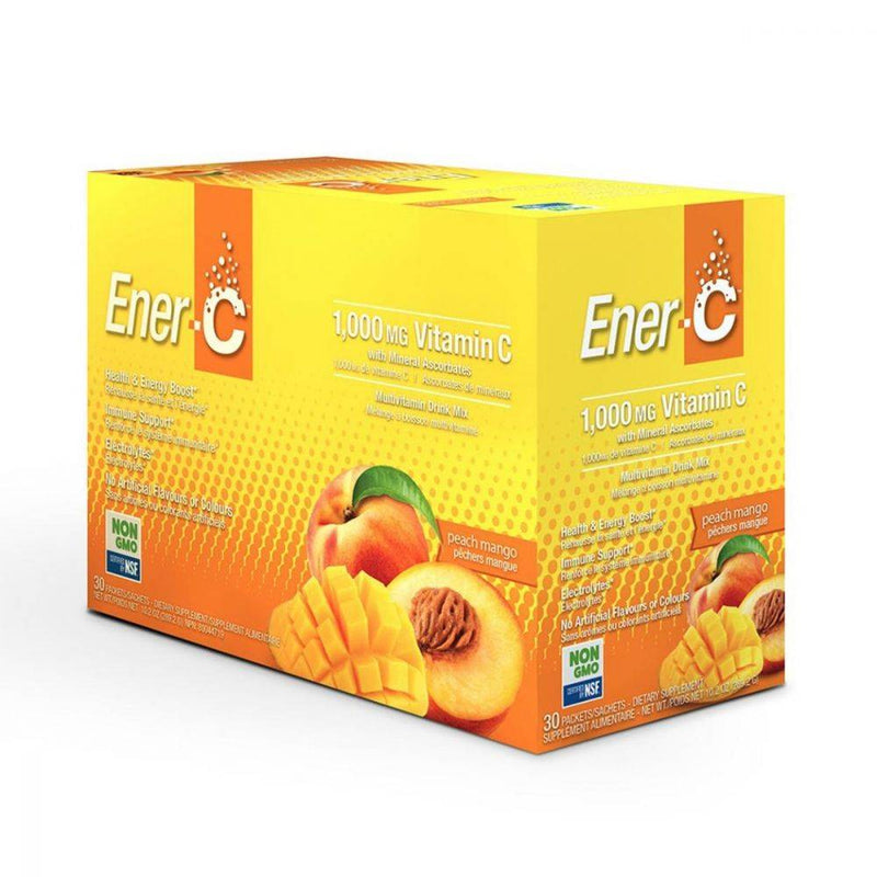 Ener-C 1000mg Vitamin C Drink Mix - Peach Mango 30 packets
