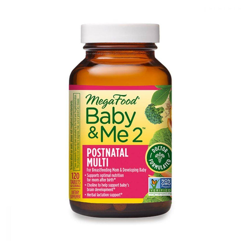 MegaFood Baby & Me 2 Postnatal Multi 120 tablets