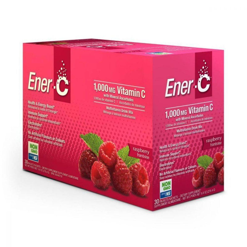 Ener-C 1000mg Vitamin C Drink Mix - Raspberry 30 packets