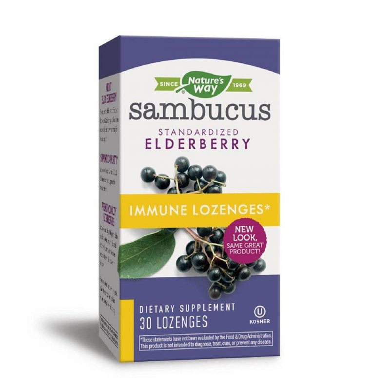 Nature's Way Sambucus Elderberry Immune Lozenges 30 count