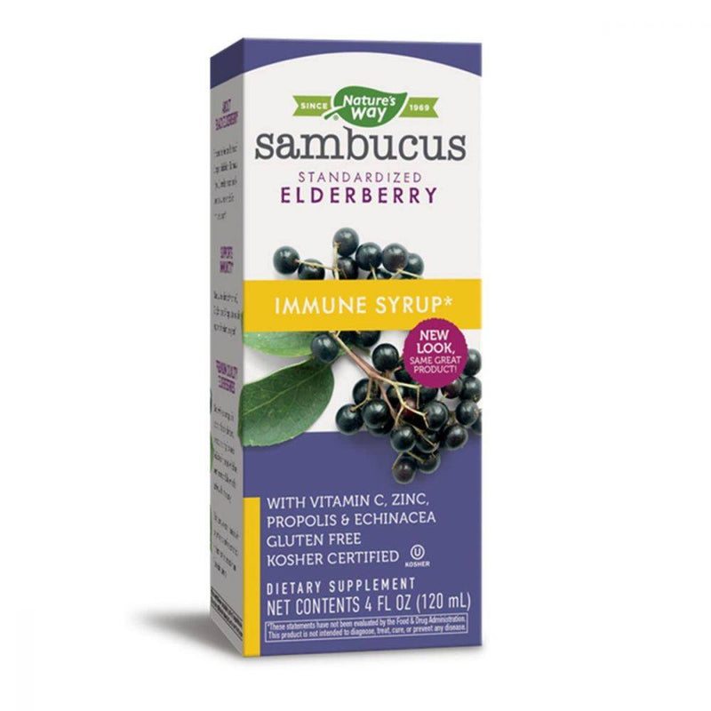 Nature's Way Sambucus Elderberry Immune Syrup 4oz