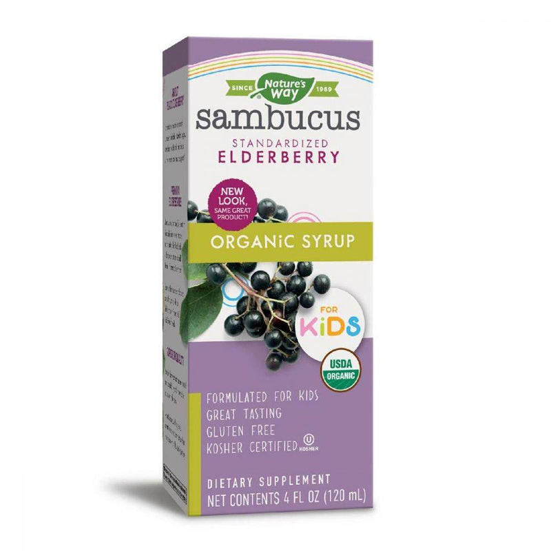Nature's Way Organic Sambucus Elderberry for Kids 4oz