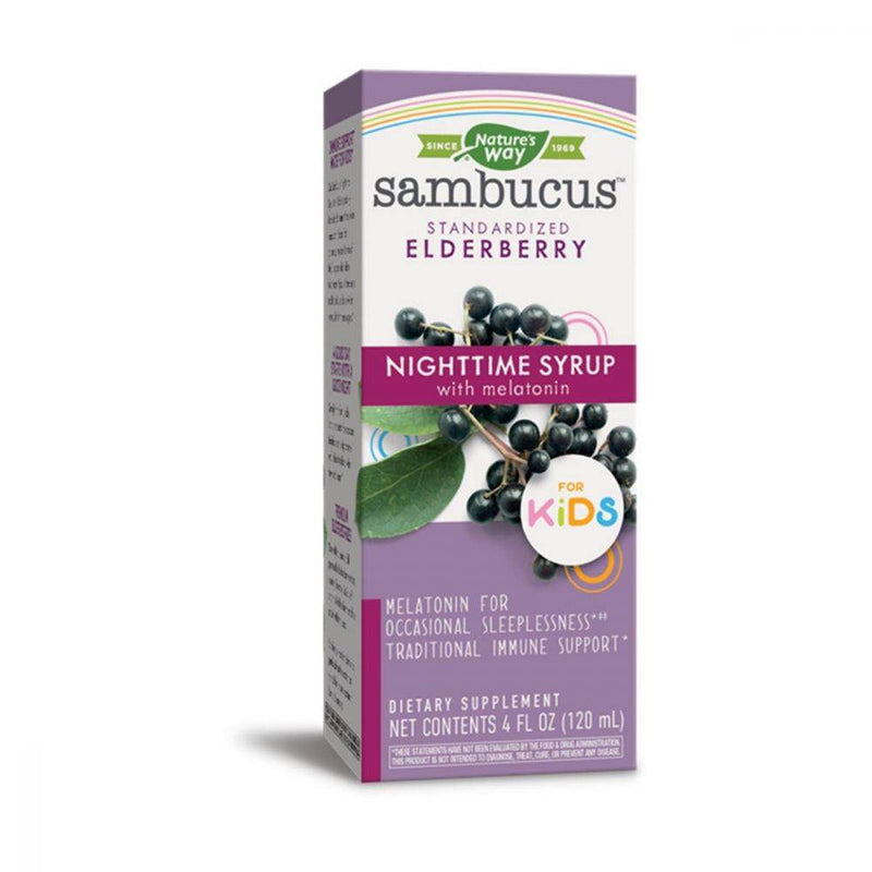 Nature's Way Sambucus NightTime Syrup for Kids 4oz