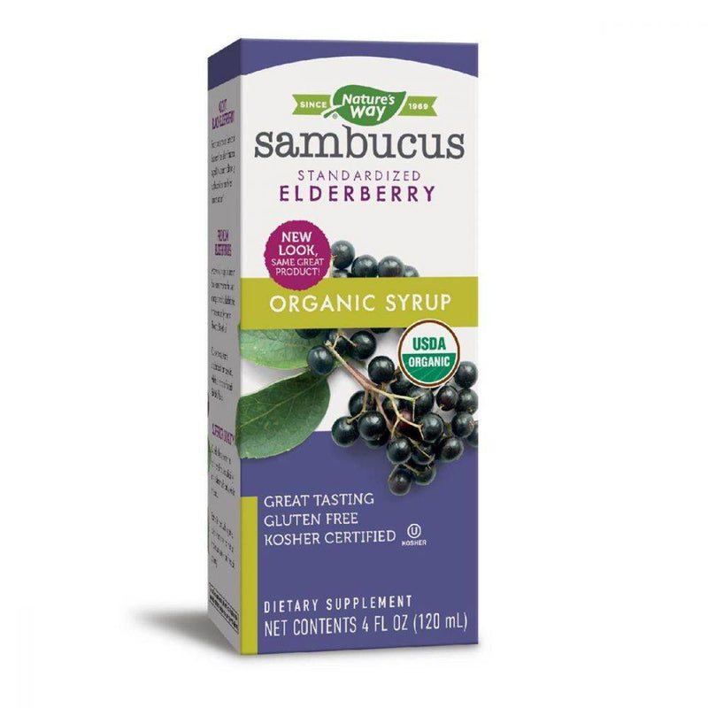 Nature's Way Sambucus Elderberry Organic Syrup 4oz