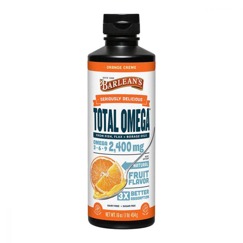 Barlean's Seriously Delicious Total Omega - Orange Crème 16oz