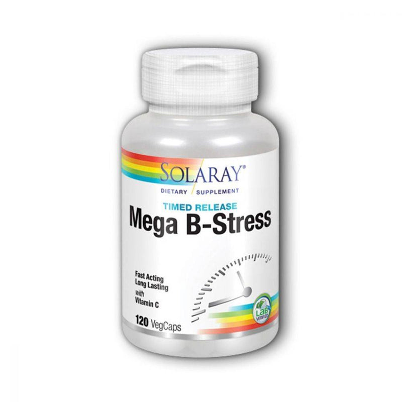 Solaray Timed Release Mega B-Stress 120 vcaps