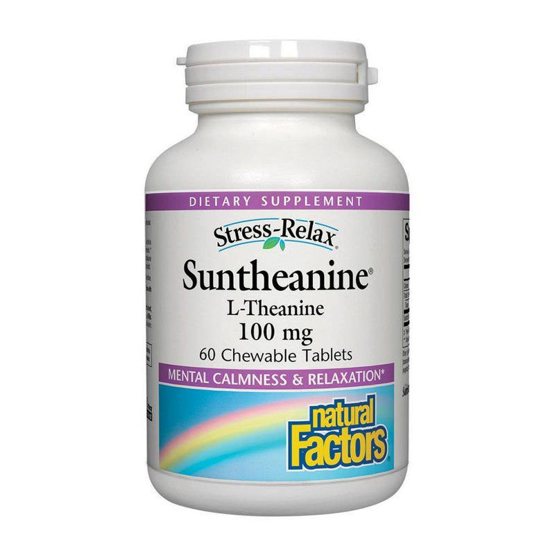 Natural Factors Stress-Relax Suntheanine L-Theanine 60 chewables