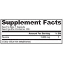 Jarrow Formulas Taurine 100 capsules