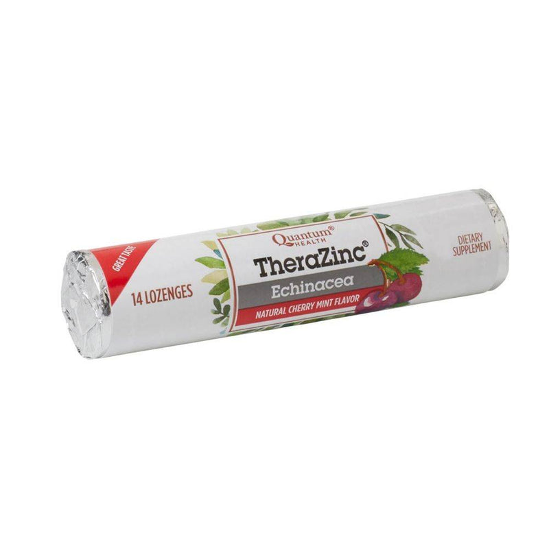 Quantum Health TheraZinc Echinacea Lozenges - Cherry-Mint 14 count