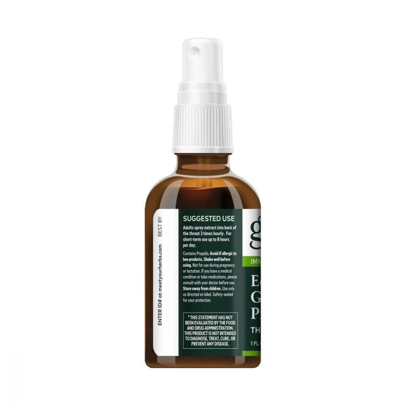 Gaia Herbs Echinacea Goldenseal Propolis Throat Spray 1oz