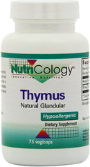 NutriCology Thymus - Natural Glandular, Immune Support - 75 Vegicaps