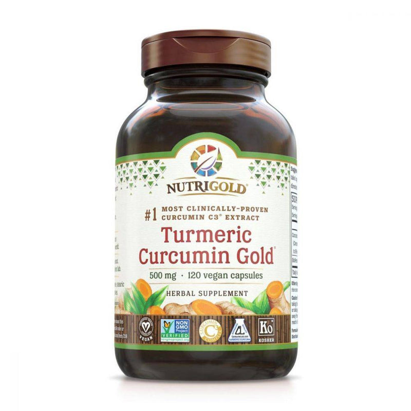 NutriGold Turmeric Curcumin Gold 120 vcaps