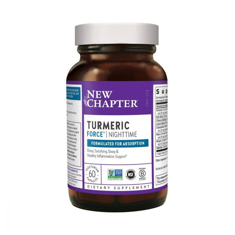 New Chapter Turmeric Force Nighttime 60 vcaps