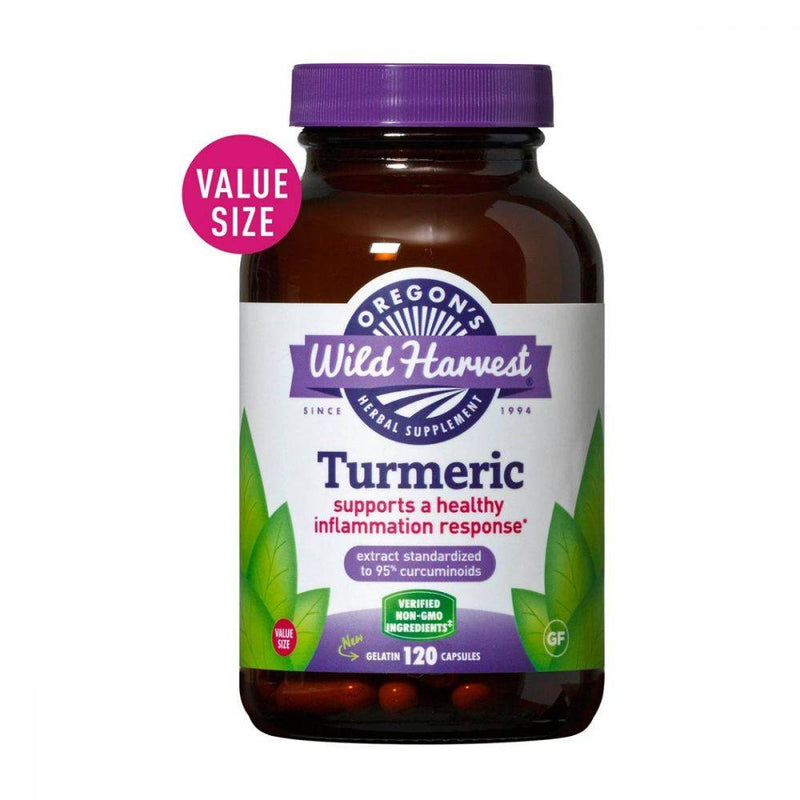 Oregon's Wild Harvest Turmeric 120 capsules