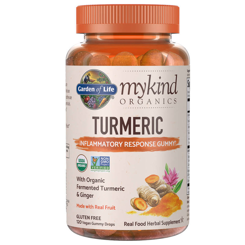 Garden of Life mykind Organics Turmeric Inflammatory Response Gummy 120 count