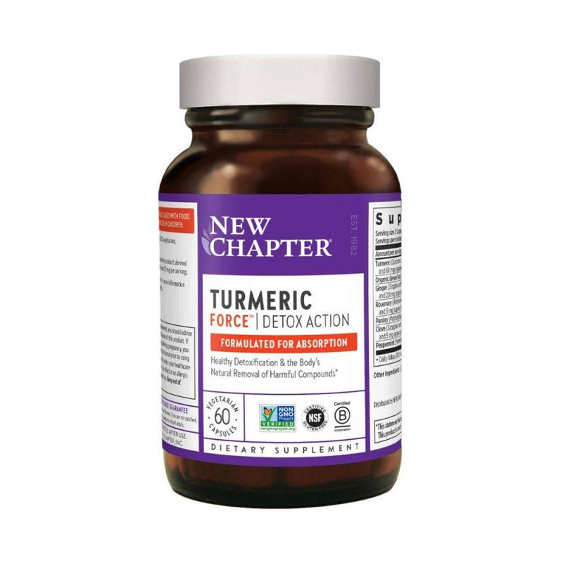 New Chapter Turmeric Force Detox Action 60 vcaps