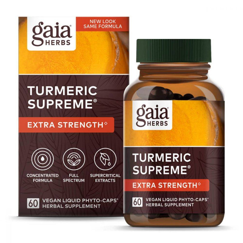 Gaia Herbs Turmeric Supreme Extra Strength 60 vcaps