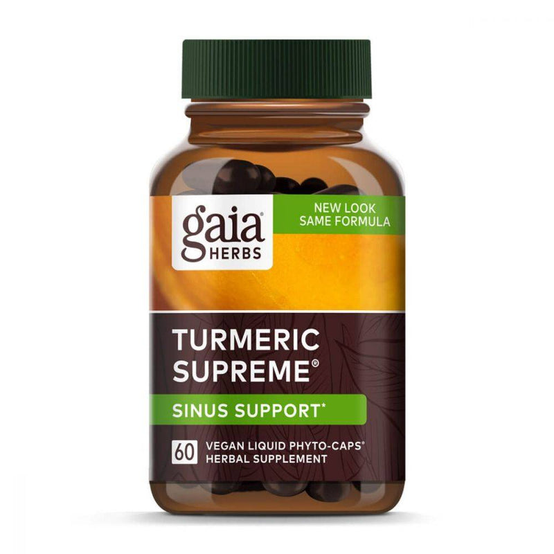 Gaia Herbs Turmeric Supreme Sinus Support 60 vcaps