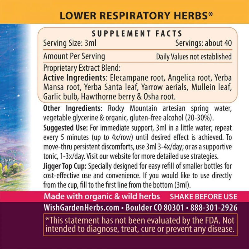 WishGarden Herbs Deep Lung & Bronchial Support 4oz