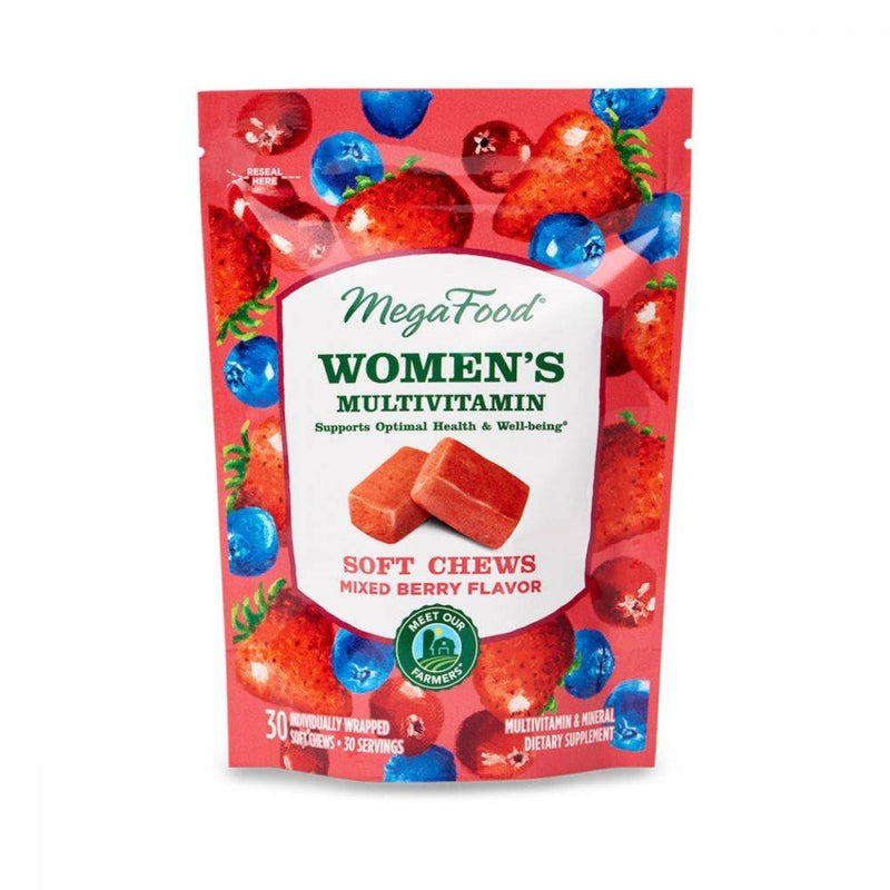 MegaFood Women's One Daily Multivitamin Soft Chews - Mixed Berry 30 count