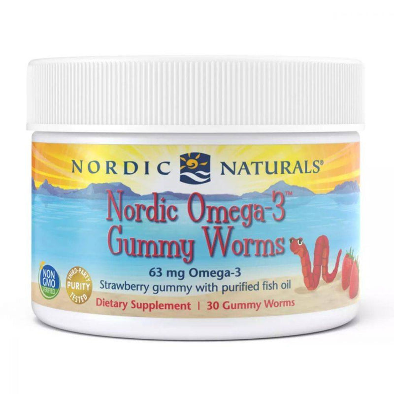 Nordic Naturals Nordic Omega-3 Gummy Worms 30 count