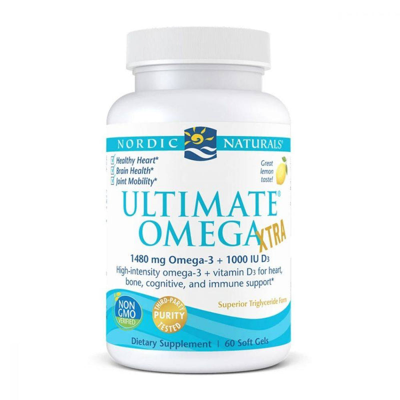 Nordic Naturals Ultimate Omega Xtra - Lemon 60 softgels